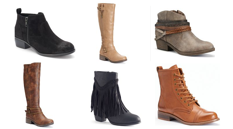 Kohl&#39;s Women&#39;s Boots Only $16.17 After Discounts And Kohl&#39;s Cash (Regular Up To $89.99)