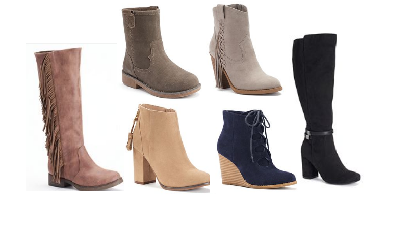 Five Pairs Of Boots Only $50.36 Shipped + Earn $10 Kohl&#39;s Cash (Like Paying $8.07 A Pair ...