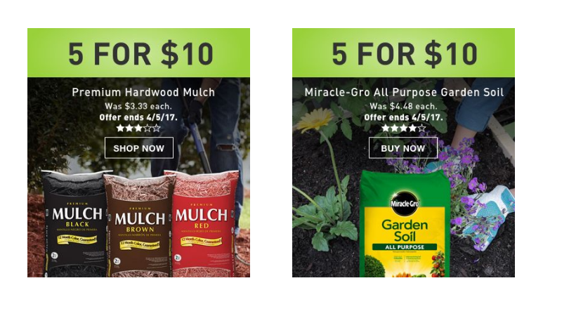 Lowes Mulch Or Miracle Grow Garden Soil Only 2 Regular Up To 4 48